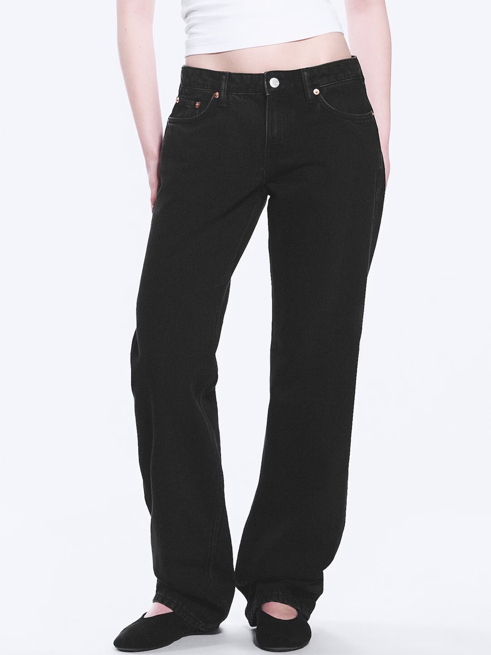 Weekday ARROW LOW RISE REGULAR STRAIGHT JEANS. Size 25, lengh 32